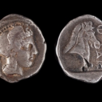 Pharsalos, Thessaly, Silver Hemidrachm